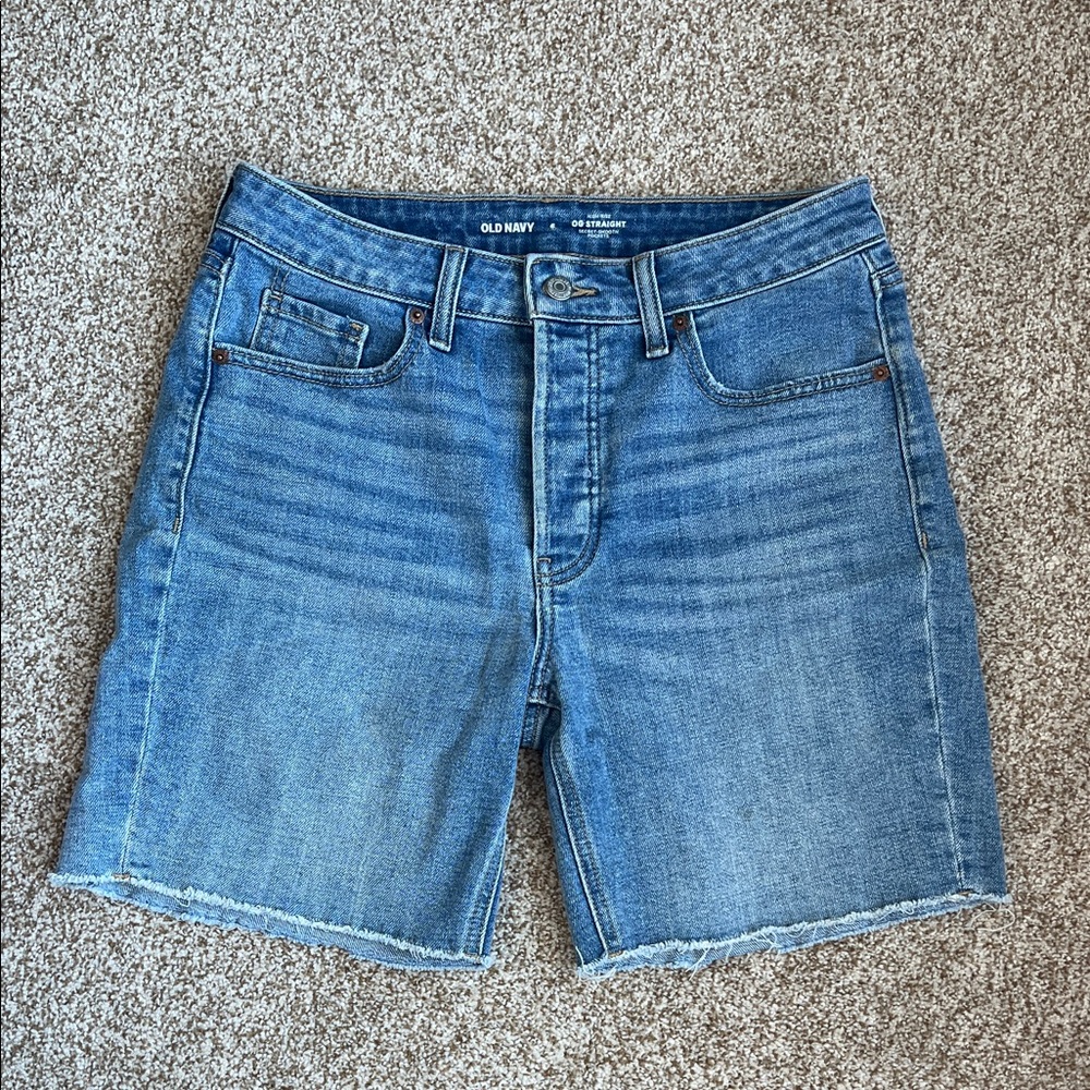 Old Navy High Rise OG Straight Denim Shorts
